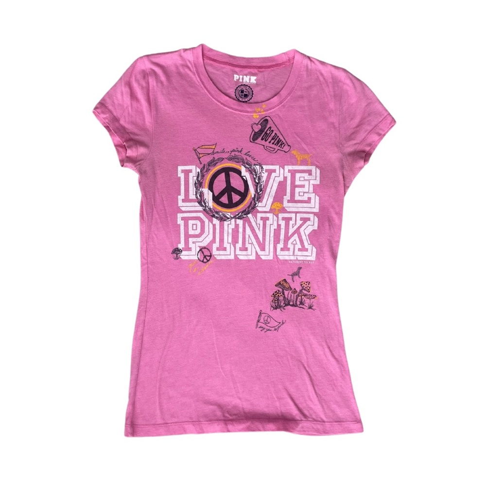 Victoria’s Secret PINK “Love Pink” Tee - Size XS
